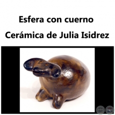 Esfera con cuerno - Obra de Julia Isidrez